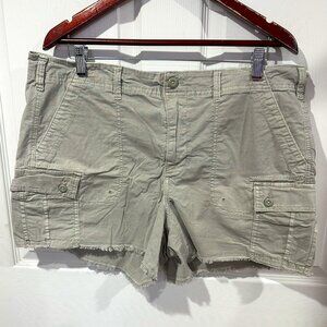 AMERICAN EAGLE Women's Sz 16 Green 90's Boyfriend Shorts Hi Rise 255